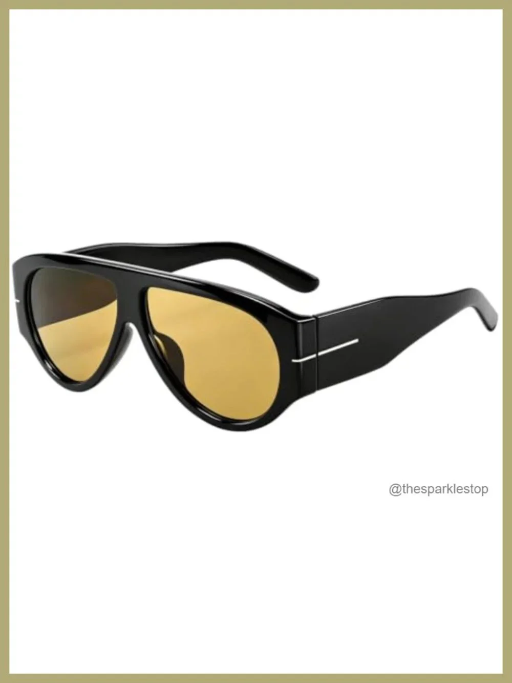 Oversized Square Sunglasses for Women UV400 Protection Thick Frame Retro Shades